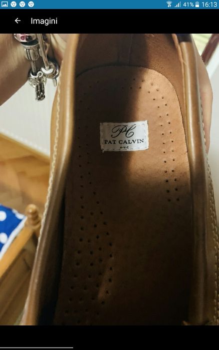 Mocasini Piele nr 43 PAT CALVIN