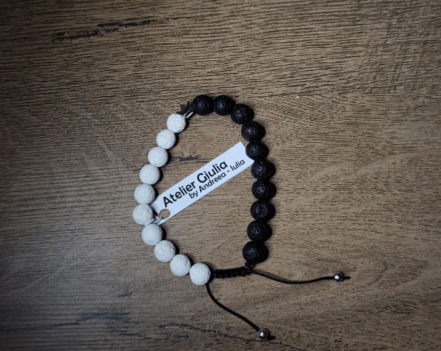 Brățări bărbătești cu pietre semiprețioase