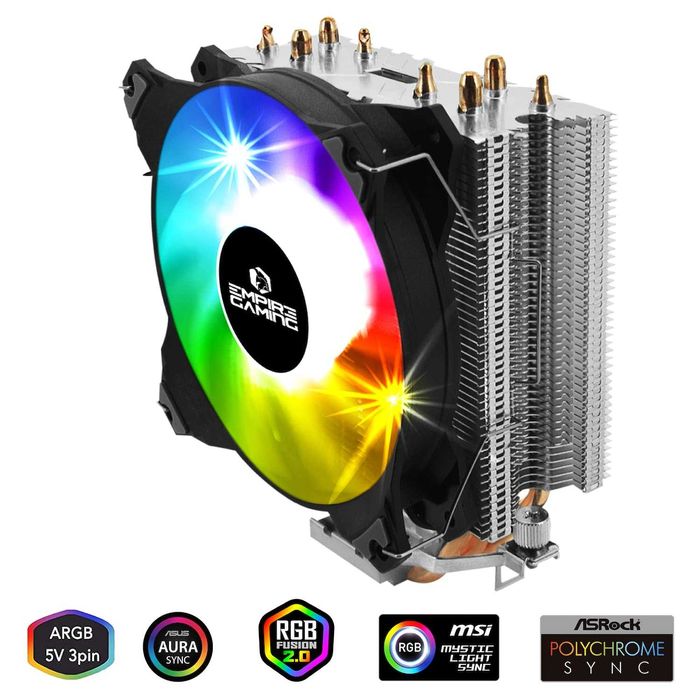 Cooler procesor CPU Aer Empire Gaming Guardian S-V100 ARGB Intel AMD