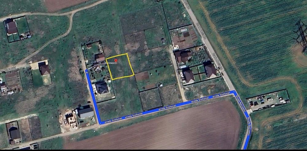 Teren 775 mp Domnesti – Str. Simfoniei nr. 5 – Lot 34 – Utilitati – Proprietar