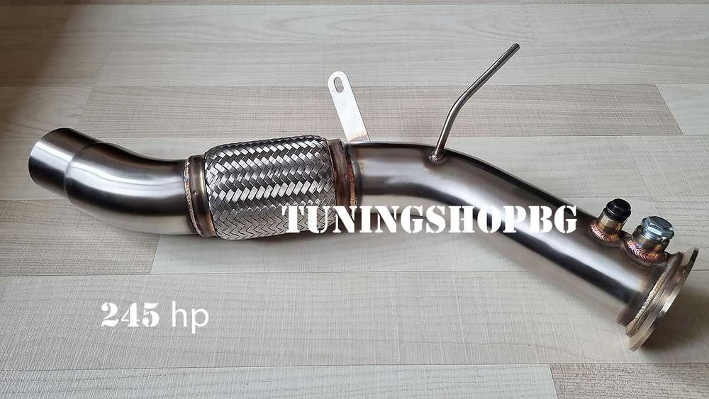 Даунпайп БМВ e90 25d 330d f10 E70 X5 E71 X6 F10 F01 30d 245 к.с