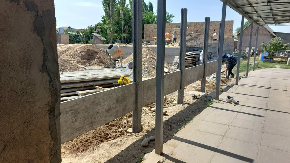 Еврозабор с установкой