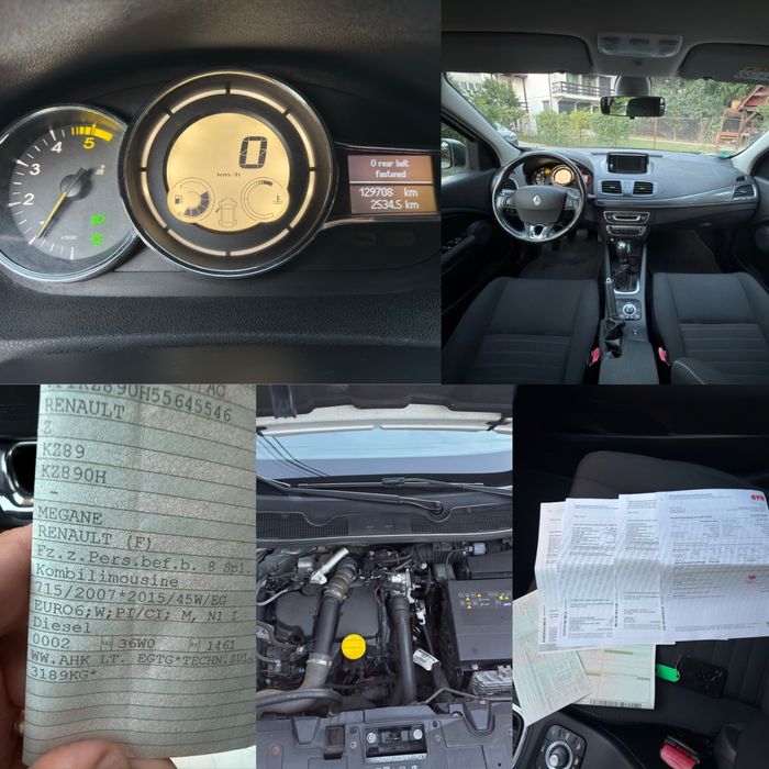 Renault Megane 3 1.5 dci 110cp Euro 6, km putini