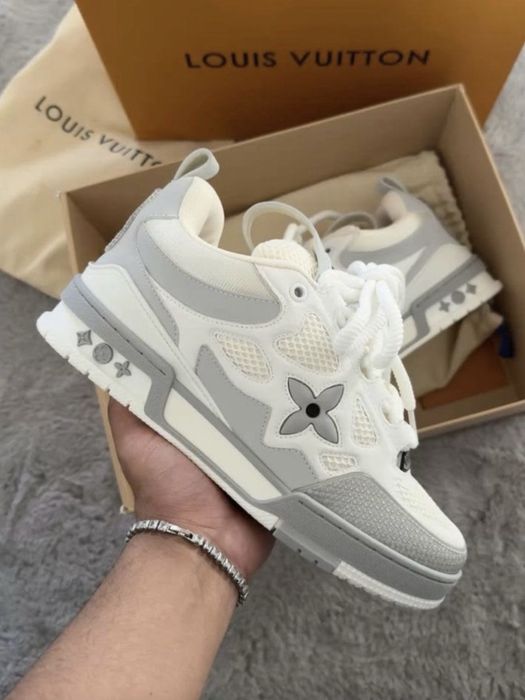 Adidasi Louis Vuitton LV Skate Gri