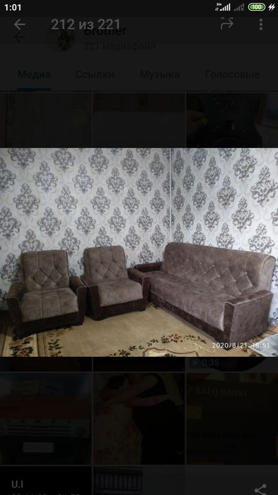 Продам диван и кресло