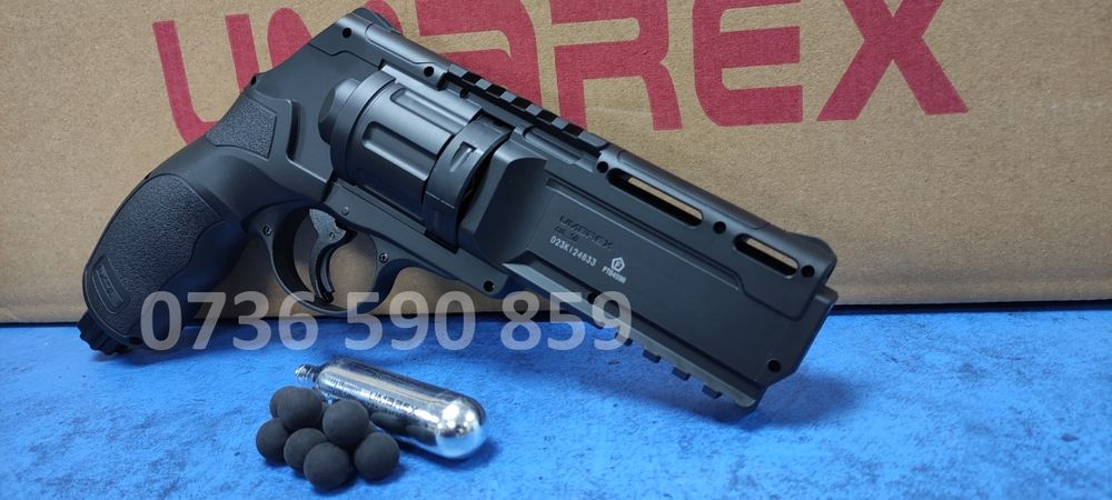 Revolver puternic 11J paintball/bile de cauciuc T4E HDR50 original