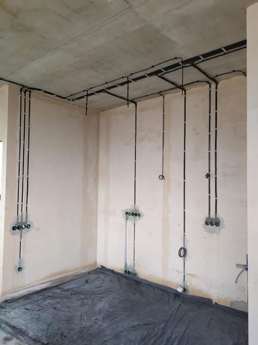 Электро проводка в помещениях недорого