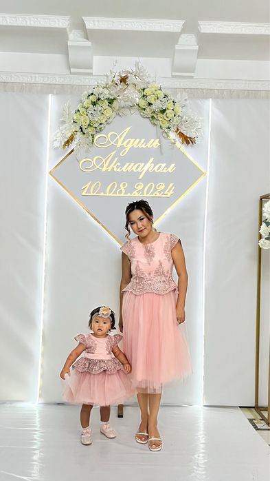 Вечернее платье дочка мама
