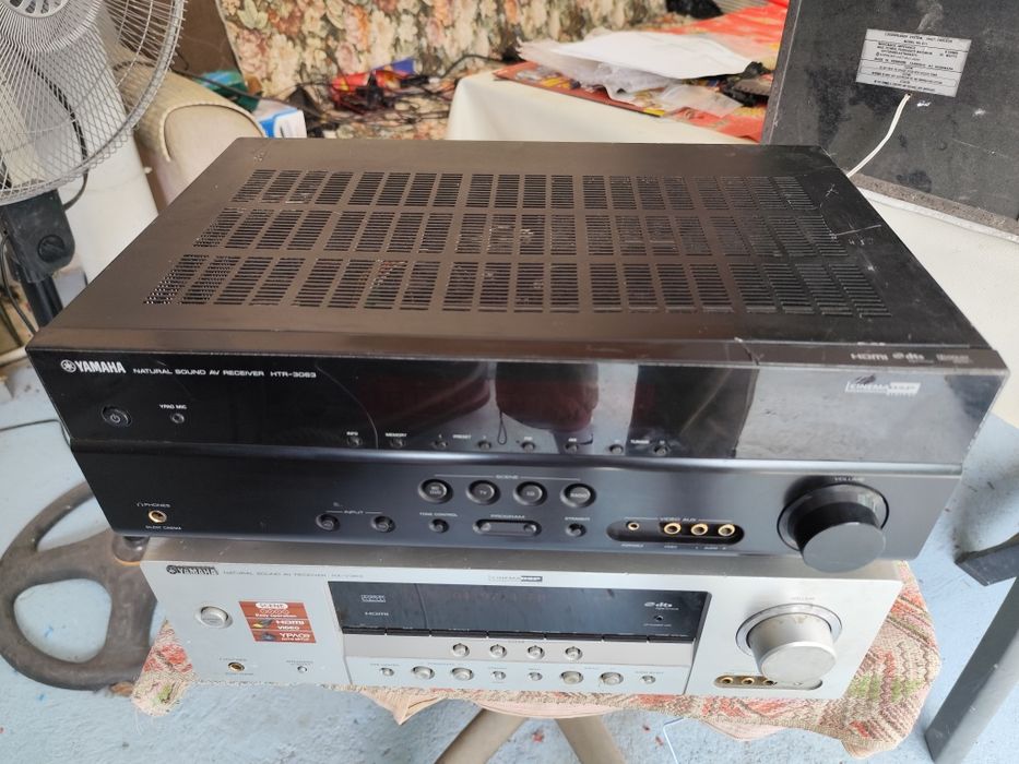 Statie amplificator  yamaha HTR 3063, amplituner, logitech Z5500