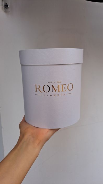 Круглые коробки под цветы и подарки