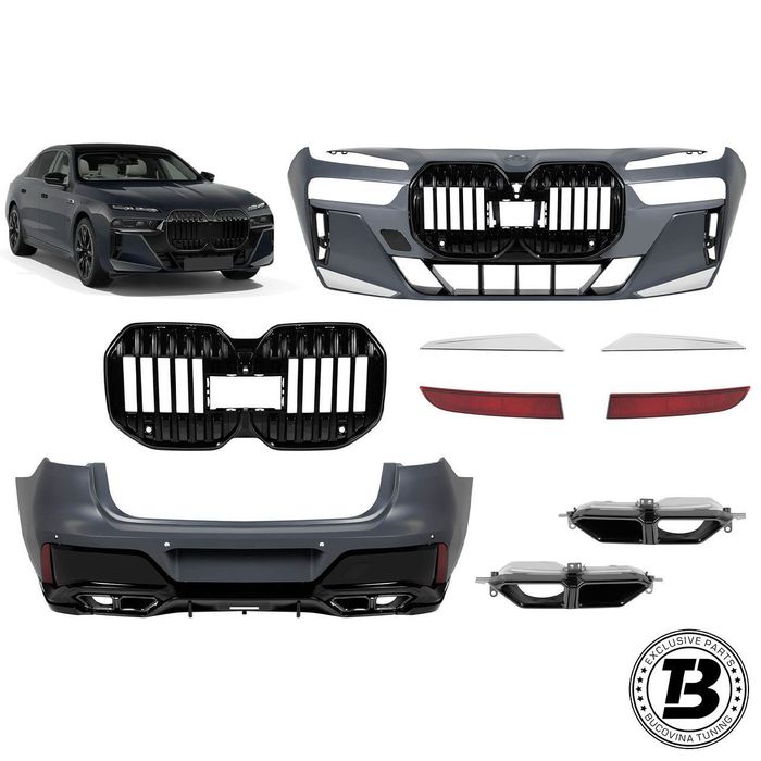Pachet Exterior compatibil cu BMW Seria 7 G70 M760 Design