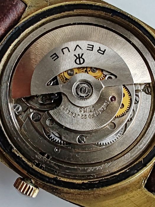 Ceas Revue Automatic Calendar 36 mm Funcționează Impecabil!