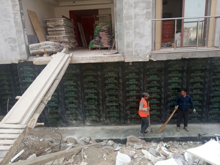 Изоляция и гидроизоляция фольгаизолом крыши фундменты не дорого