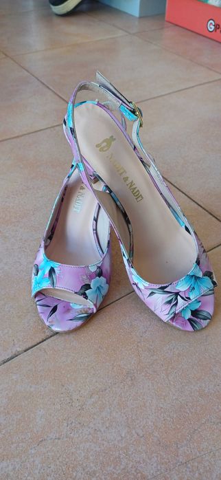 Сандали Nadit & Nadit ЕСТЕСТВЕНА Кожа Рисувани! НОВИ! №36