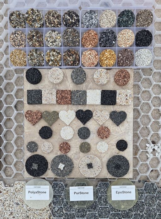 Piatra 2-4 mm covor rasina poliuretanica epoxidica romanesca