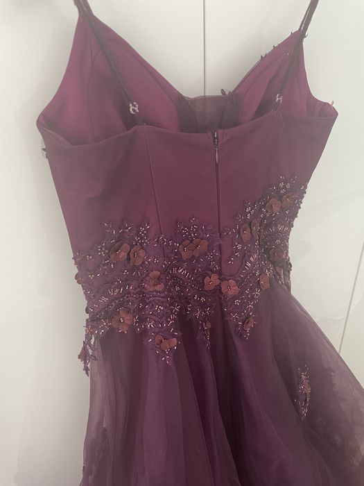 Официална лилава рокля