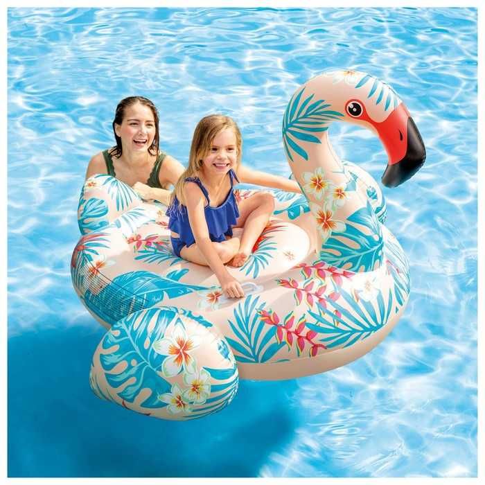Плот для плавания «Фламинго тропический», 142 х 137 х 97 см, INTEX