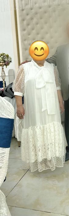 Платье белое вечернее