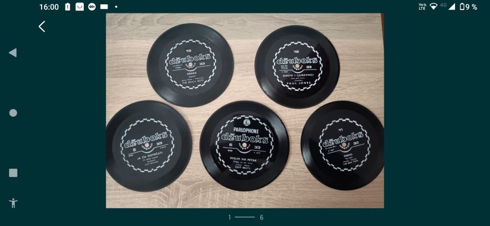 Viniluri vintage revista Jukebox