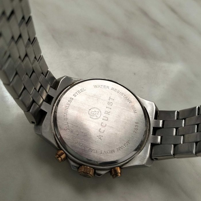 Ceas Accurist Chronograph  Black Dial 7036 Zeus Amanet Rahova 2708