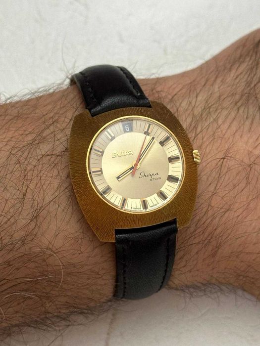 CEAS ENICAR Sherpa STAR - Automatic - In House - Cal. AR 165 - Vintage - RAR - NOS !