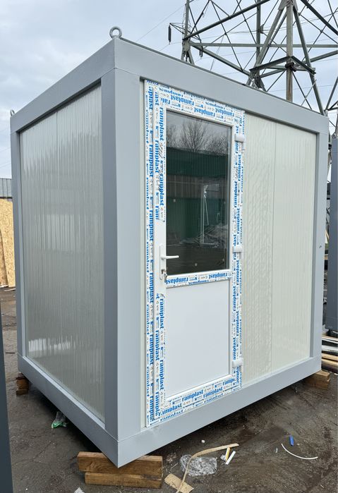Vand container 4x2.40m vitrina gri antracit birou magazin fastfood