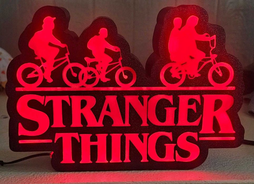 Lampă LED Stranger Things | Lampă decorativă cameră | Cadou fani