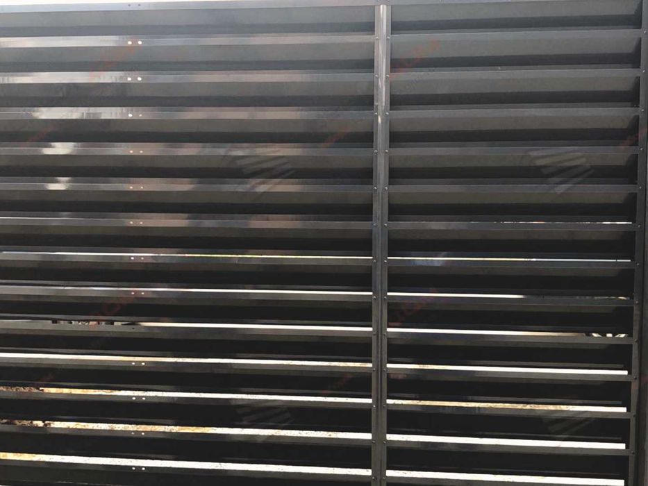 Забор жалюзи горизонтальный