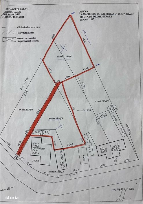 Teren intravilan, 2 Parcele à 937 mp (1.874 mp) Zalau, Str. Porolissum