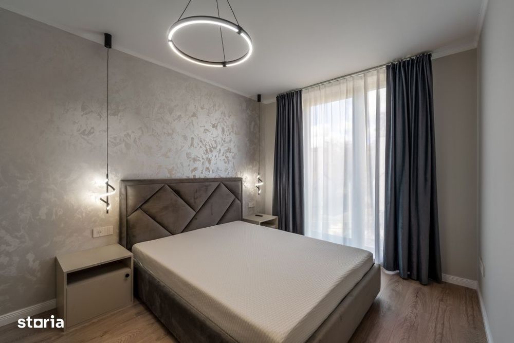 Apartament cu doua camere, imobil tip Boutique, Smart Home, mobilat la