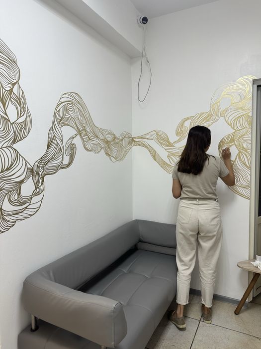 Роспись стен для дома и офиса