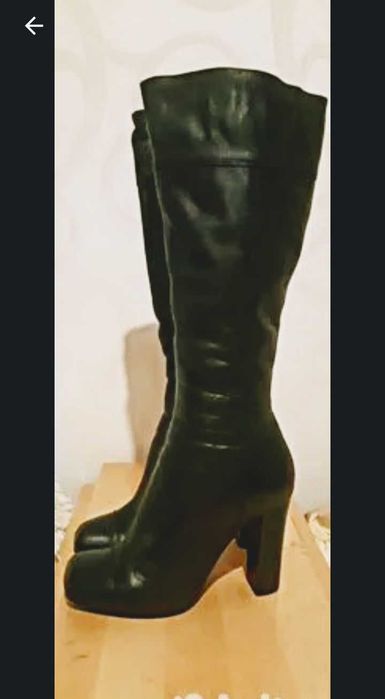 Сапоги Calipso 39 размер, натур.кожа, мех цигейка, недорого.