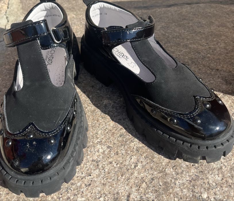 Школьные туфли для девочки 34 размер