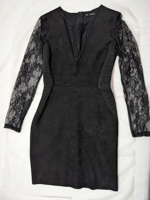 Rochie neagră elegantă ZARA, mărimea M, noua