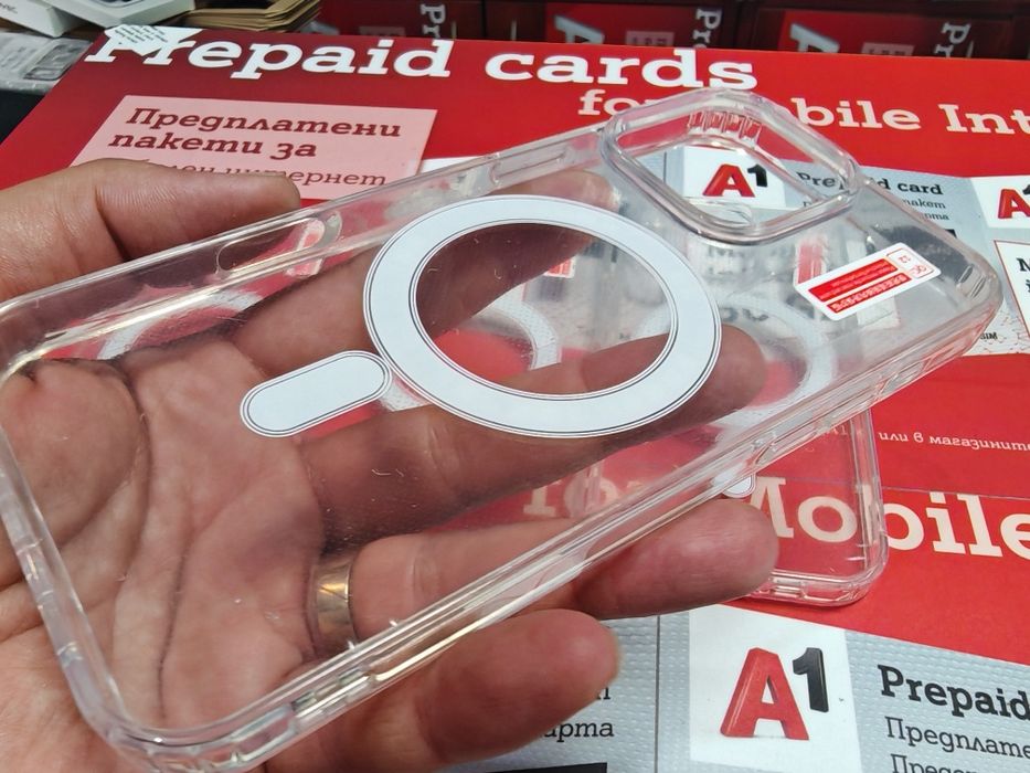 Iphone 16,16+,16 Pro,16 Pro Max  Acrylic Magsafe  прозрачен