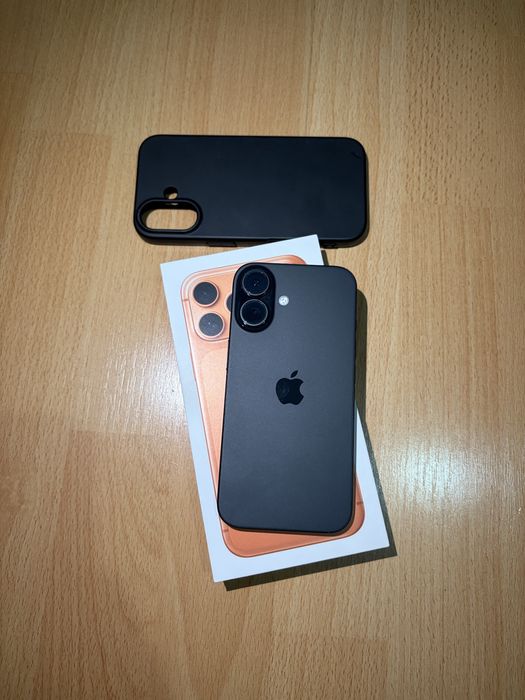 iPhone 16 Black Titanium,Garanție, 5G 128 GB, 17 Air, 12 Pro