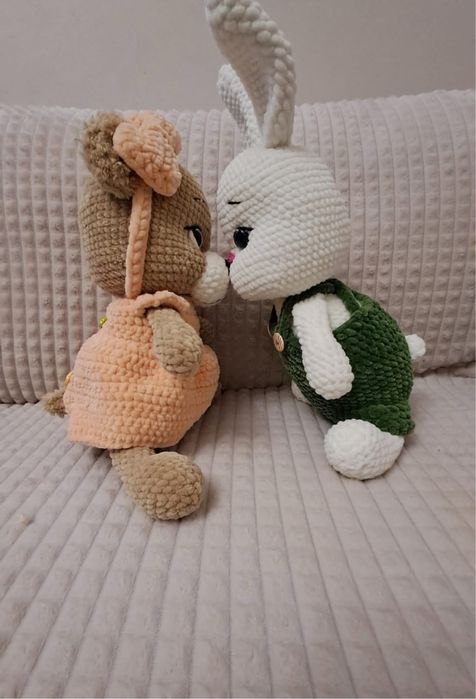 Плетени пухкави играчки 35 см