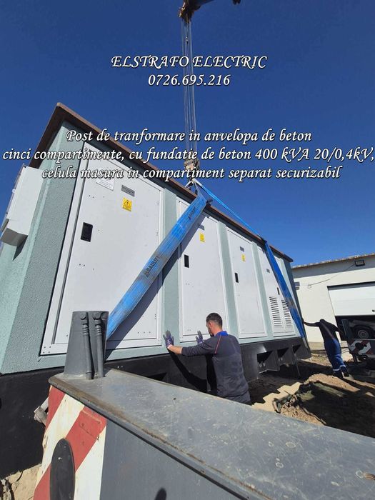PTAB – Post transformare complet + echipamente electrice la cerere