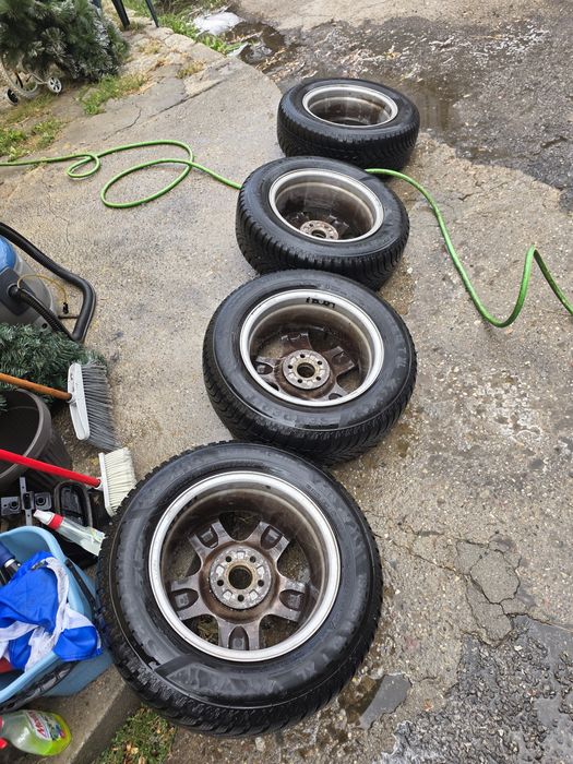 Алуминиеви джанти 15 5х100 Зимни гуми 195/65/15 Голф 4 Golf 4