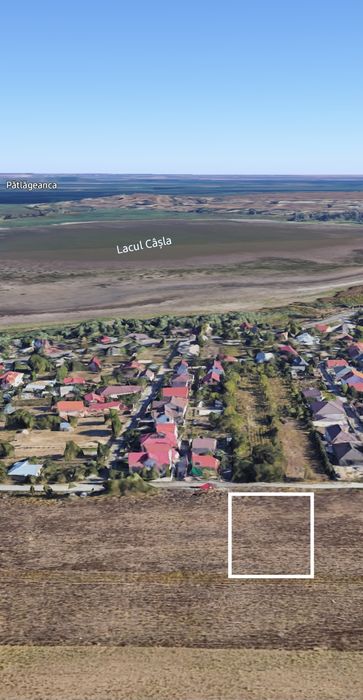 Teren de vânzare în Câșlița, Tulcea – vedere la lac