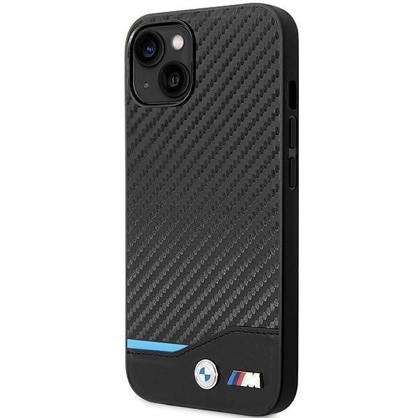 Case bmw bmhcp13mrpslk iphone 13 / 14 / 15 6.1" black hardcase leather