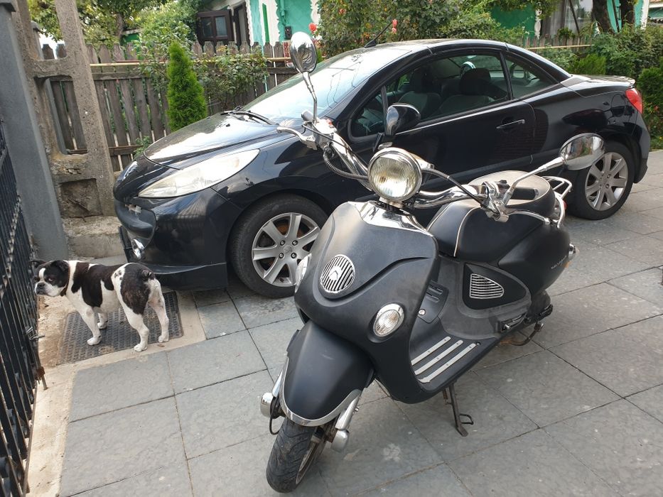 Scuter benzină z nen 50 cm stil retro,model 2019