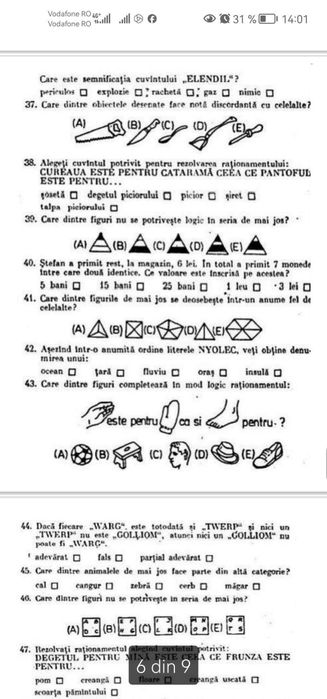 Testare psihologica MAI, MApN, ANP