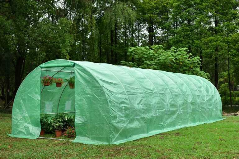 Solar de grădină 10x3x2.5m, polietilenă 240 g/m2, rezistentă la UV, țeavă 26 * 1.2mm