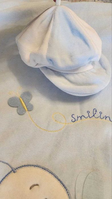 Конверт (одеяло) для новорожденного с шапочкой