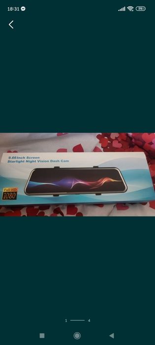 Starlight night vision dash camera