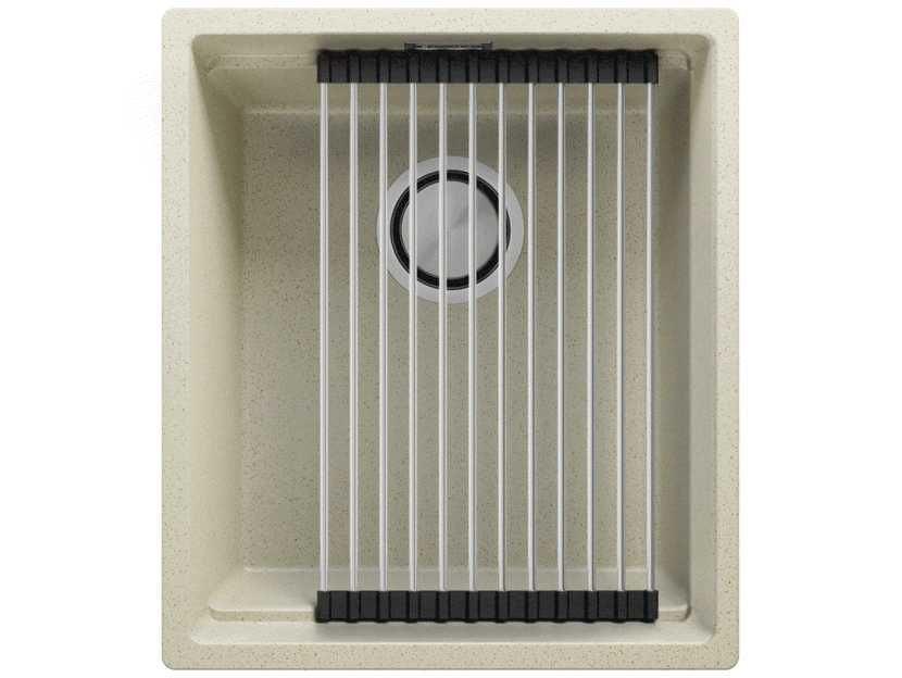 Кухненска Мивка от гранит модел Прага 45 Премиум 410 x 470 мм - бежова