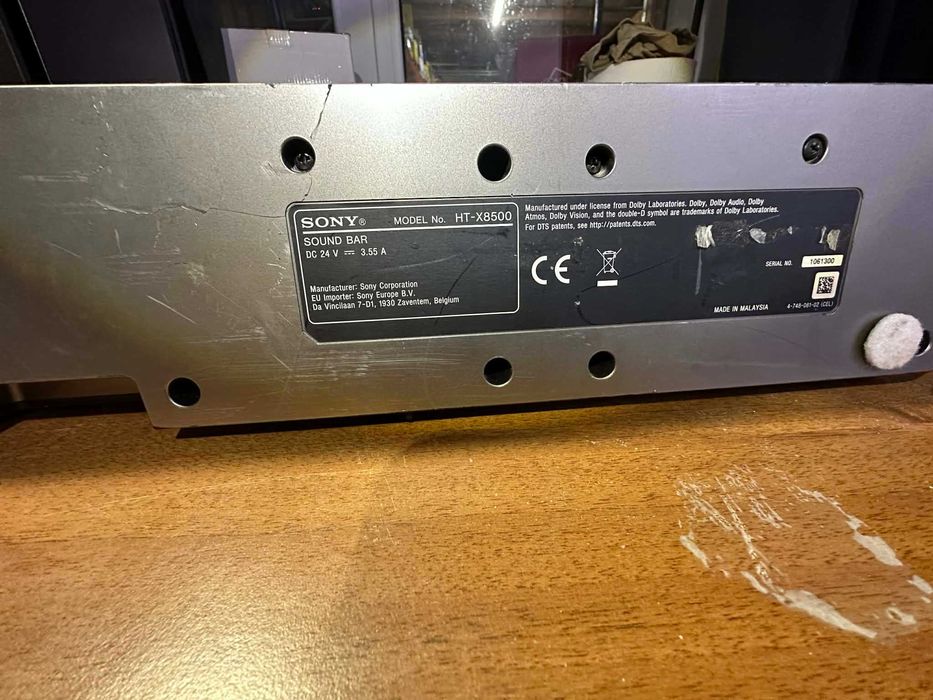 vand soundbar Sony HT-X8500 defect