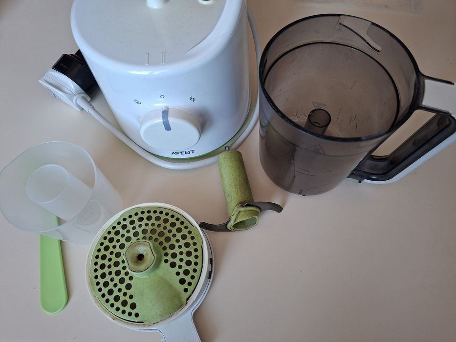 Philips Avent 2в1 уред за готвене на пара за бебешки пюрета