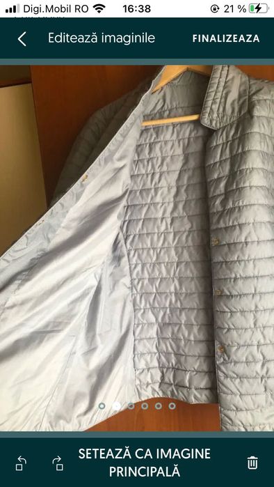 Geacă fâș scurtă